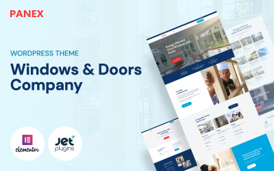 Panex - WordPress och tema för Windows och dörrar