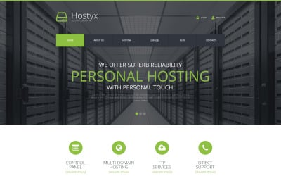 Reliable Hosting Company WordPress Theme