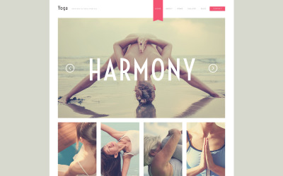 Responsives WordPress-Theme für Yoga