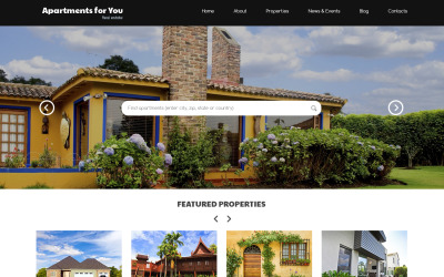 Responsywny motyw WordPress Rent Buy Property #50761