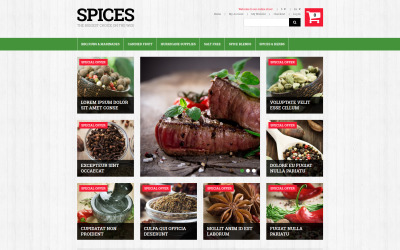 Spiced Dishes for Health Motyw Magento