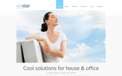 Thème Drupal pour magasin de climatisation #50707