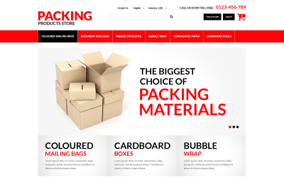 Verpackungsprodukte PrestaShop Theme
