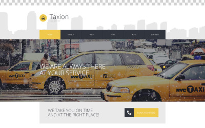 WordPress motiv Rychlé a zběsilé taxíky