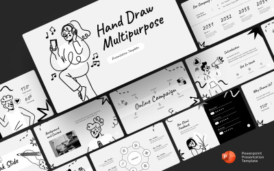 Handrita Multipurpose PowerPoint-presentation