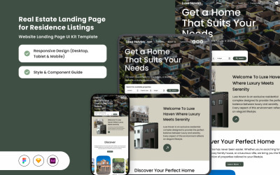 Luxe Haven - Real Estate Housing Landing Page