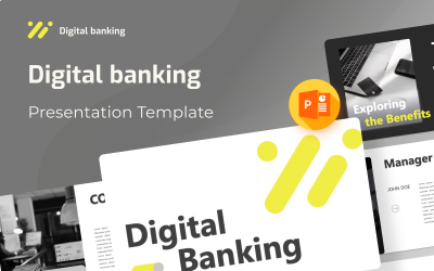 Modello di presentazione PowerPoint per il Digital Banking