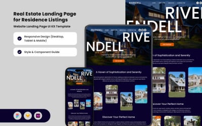Rivendell – Stilvolle Landingpage für Immobilien
