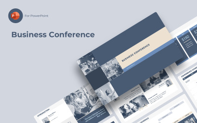 Plantilla de PowerPoint para conferencia de negocios