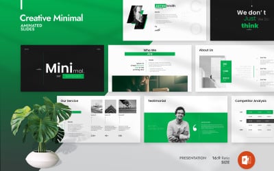 Plantilla de presentación minimalista 2037