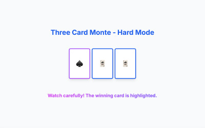 Three Card Monte – sprawdź swoje szczęście i umiejętności!