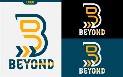 Beyond Logo – Modern en dynamisch letter B-logoontwerp