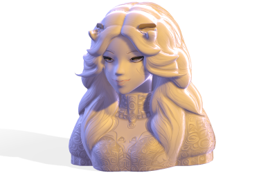 Popiersie Zaczarowanego Strażnika Model Druku 3D