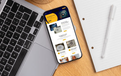 Astrology &amp;amp; Horoscope  email newsletter Marketing template Layout I Landing page UI
