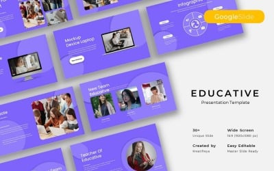 Образовательный – Шаблон слайда Google «Образование»