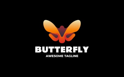 Motyl Gradient Kolorowe Logo 26