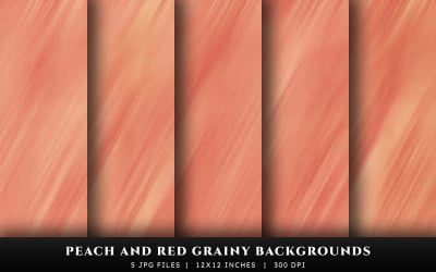 Sfondi con texture granulosa color pesca e rosso