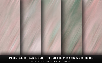 Sfondi con texture granulosa rosa e verde scuro