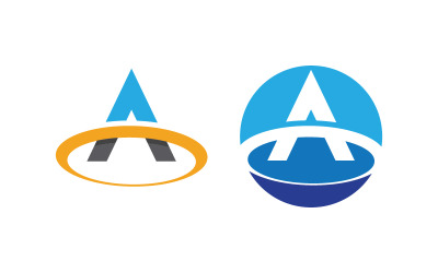 Un modello di progettazione del concetto aziendale del logo della lettera v.41