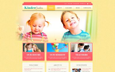 "Day Care Responsive WordPress Theme" Responsive WordPress thema №50878