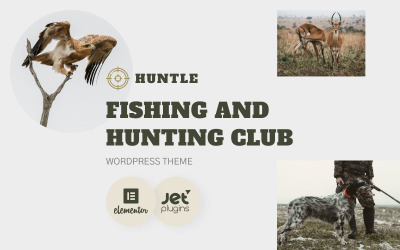 Huntle - тема WordPress для рыболовно-охотничьего клуба