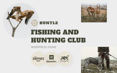 Huntle - Thème WordPress du club de pêche et de chasse