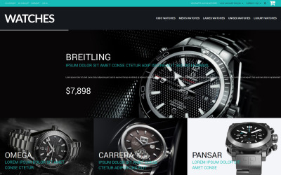 Koop Horloges Magento Theme