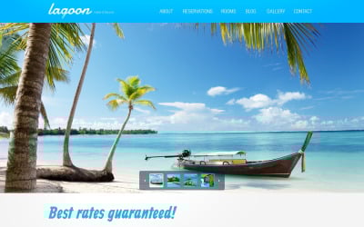 Modèle de site Web réactif pour hôtels