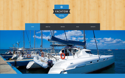 "Pleasant Yachting Experience WordPress Theme" Responsive WordPress thema №50885