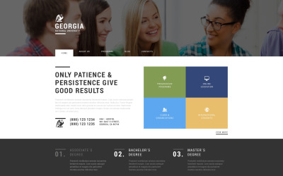 Responsywny motyw WordPress University WordPress Theme #50861