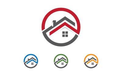 Ilustración del logotipo del icono del concepto de propiedad industrial (v.77)
