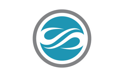 Infinity Design Vector icon illustration Logo template v.5