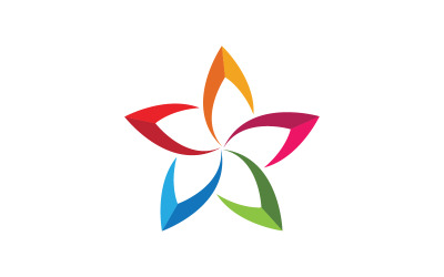Lotus Logo Güzellik Salonu Kozmetik cilt bakımı vektör ikon tasarımı v.16