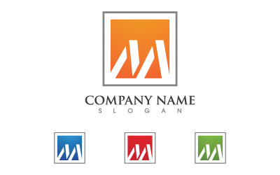 M Letter Logo Business Icon Design Illustration Vorlage v.15