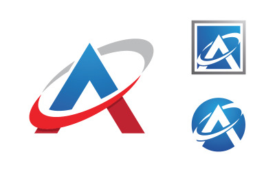 Un modello di progettazione del concetto aziendale del logo della lettera v.45