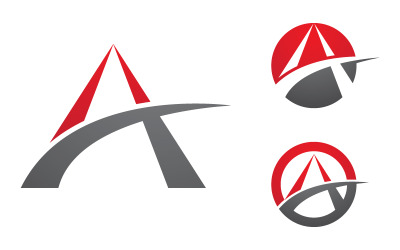 Un modello di progettazione del concetto aziendale del logo della lettera v.54
