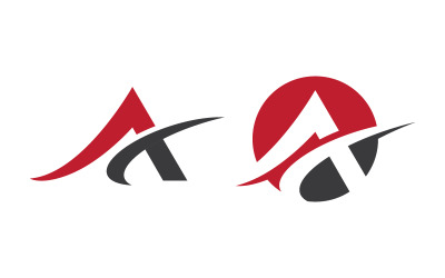 Un modello di progettazione del concetto aziendale del logo della lettera v.56