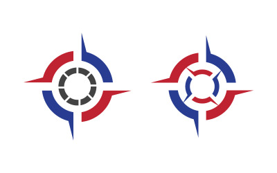 Star Logo Konzept Geschwindigkeit Illustration Design-Vorlage v.9