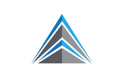 Szablon projektu logo ikony usługi finansowej dla firm v.8