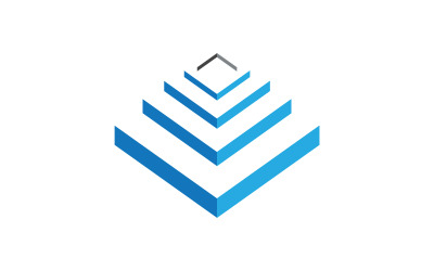 Szablon projektu logo ikony usługi finansowej dla firm v.9