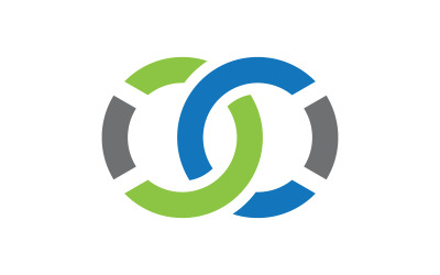 C Buchstabe Modernes Logo Illustration Vorlagendesign v.4