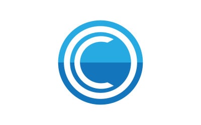 C Letter Modern Logo illustration Template design v.5