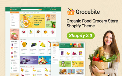 Grocebite – Bio-Lebensmittelgeschäft Shopify 2.0 Responsive Theme