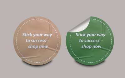 Sticker Mockup Template Design-6