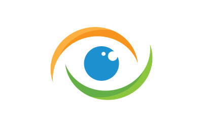 Branding Corporate Health Eye Care Vektor-Logo-Design v.19