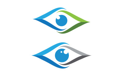 Marchio aziendale Salute Occhio Cura vettore Logo design v.22