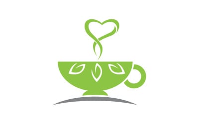 Modelli di logo della caffetteria Illustrazione di design di icone vettoriali v.5