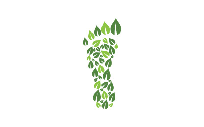 Modello di logo per la cura dei piedi, icona, illustrazione, design v.2