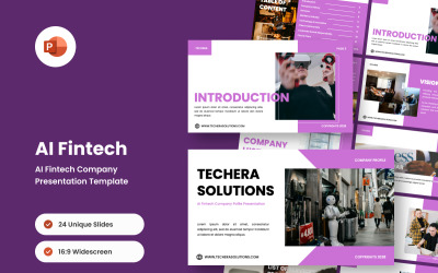 AI &amp;amp; Fintech Business PowerPoint