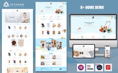BabyShop - 儿童商店时尚和玩具 Elementor WordPress 主题